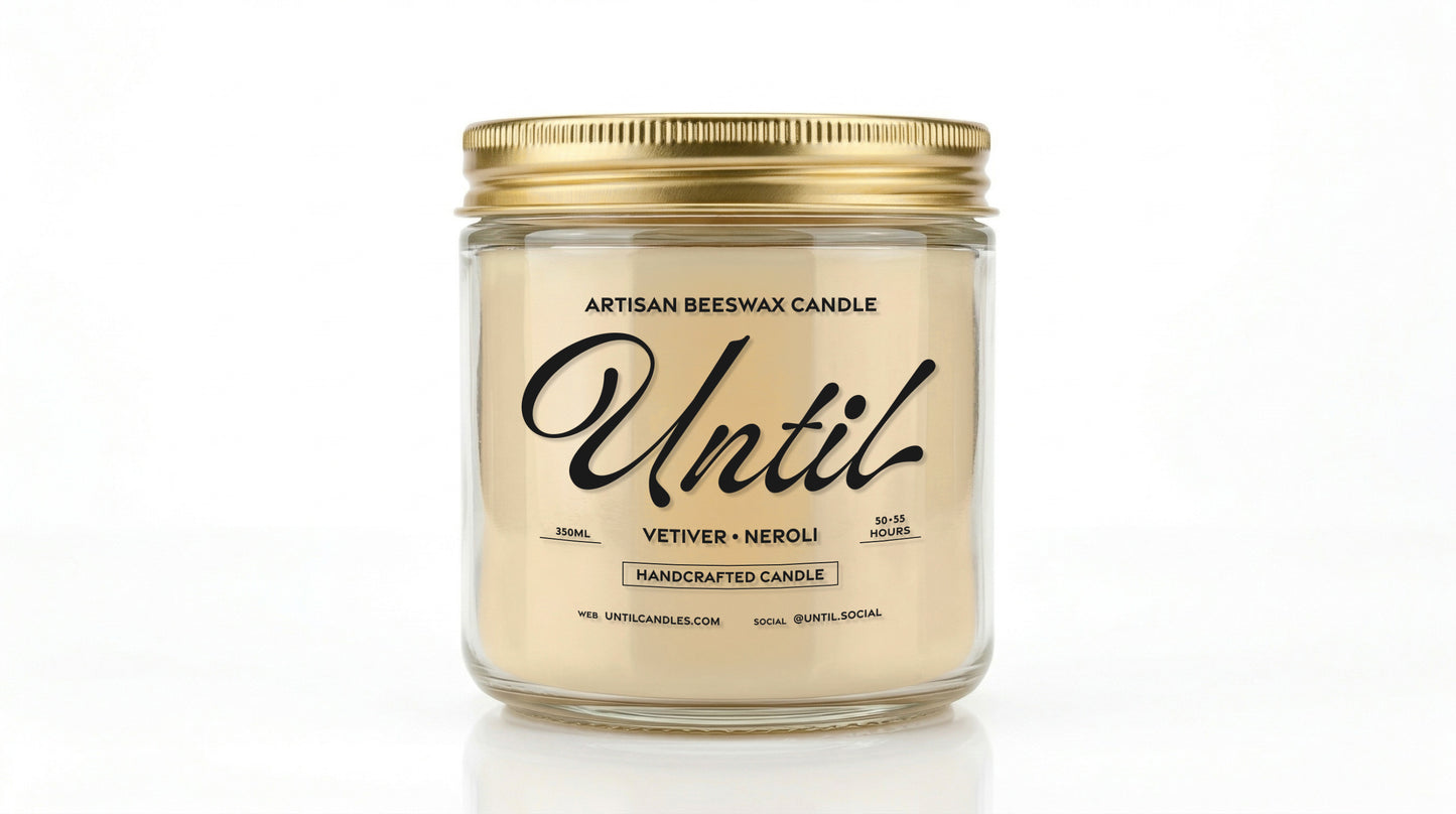 Until - Artisan Beeswax Candle (350 ml)