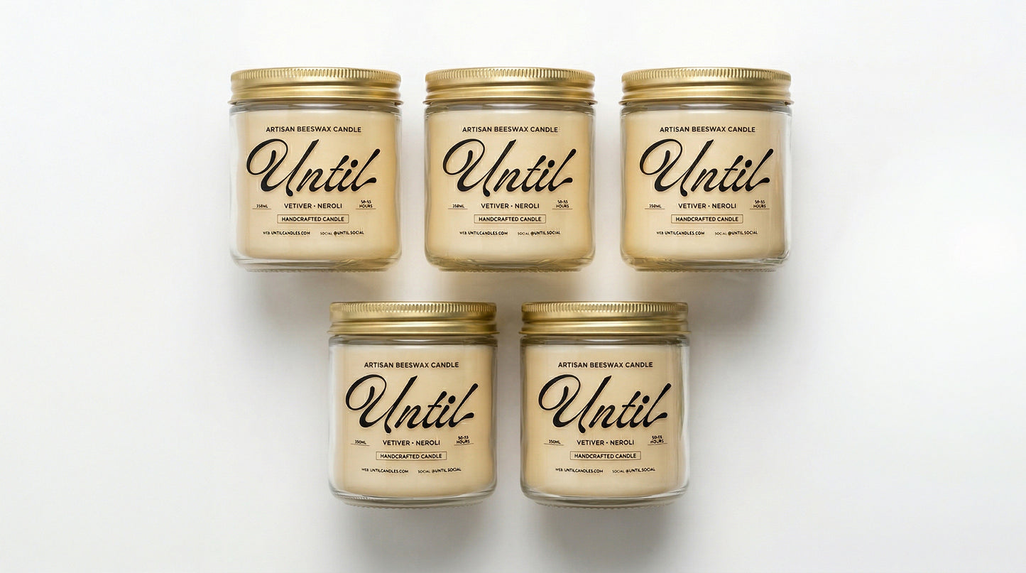 Until - Artisan Beeswax Candle (350 ml)
