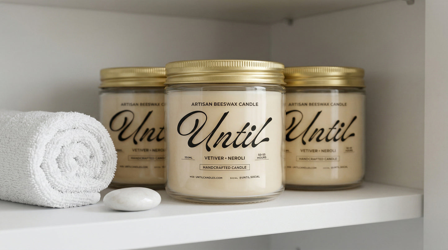Until - Artisan Beeswax Candle (350 ml)