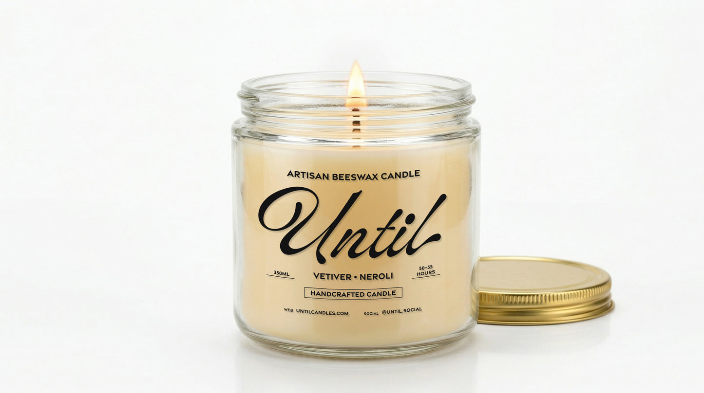 Until - Artisan Beeswax Candle (350 ml)